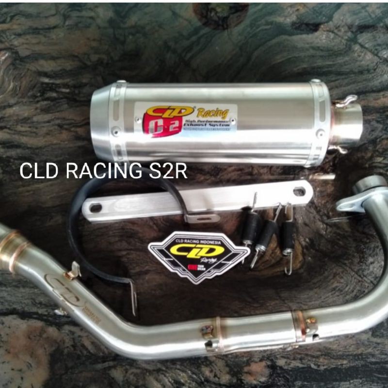 KNALPOT CLD RACING MIO J MIO M3  SOUL GT TYPE C2 BULAT NEW ORIGINAL