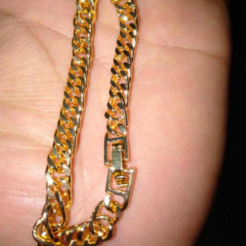 Gelang Xuping Perhiasan Wanita Model  Rantai  Gold Cantik Menawan Titanium Fashion Model Korea Perhiasan Bahan Koin Lama