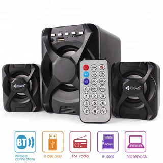 Speaker Bluetooth Kisonli U2500BT Gaming Speaker Gratis Remote - XOBOX