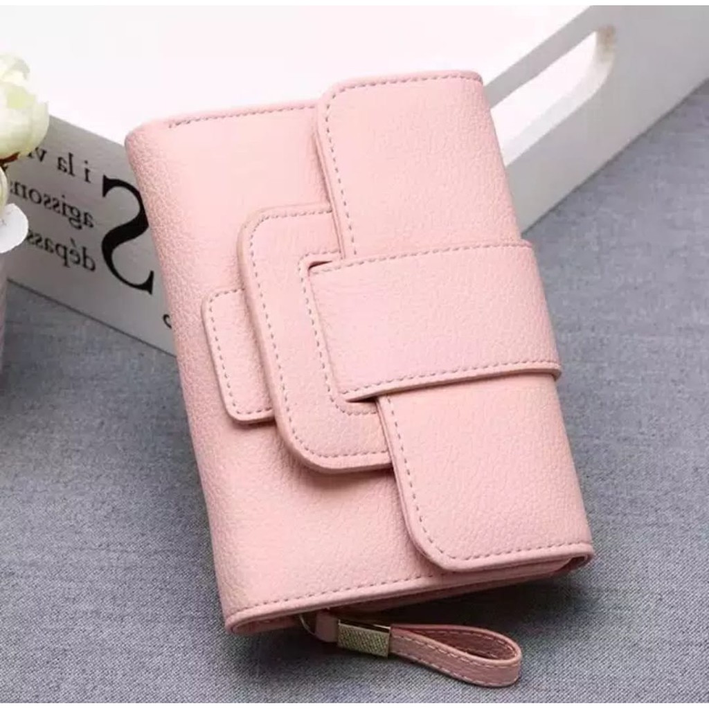 [EMARTSHOP] Dompet Wanita 6018 Tanpa Tali Impor Murah Lipat Kecil Lucu Dan Cantik# C5-5
