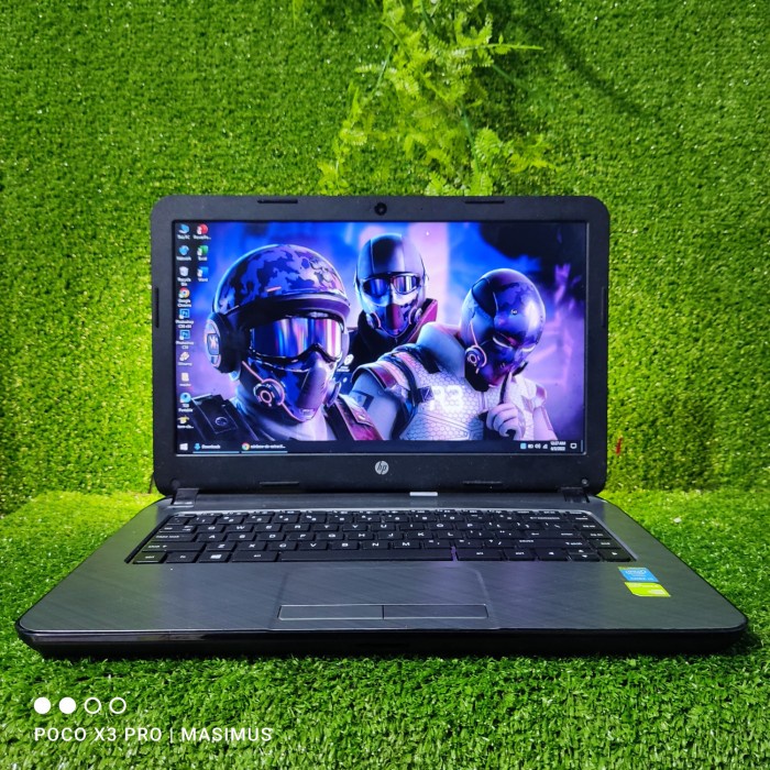 Laptop Gaming Editing HP Core i3 Gen 4 RAM 10GB Dual vga