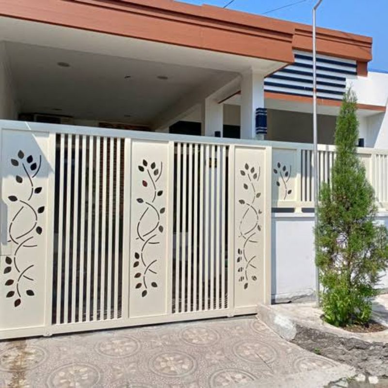 pagar pelat cating laser