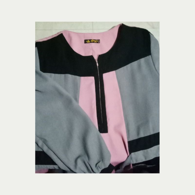 gamis qory's mix ceruty baby doll,baju lebaran,gamis kekinian