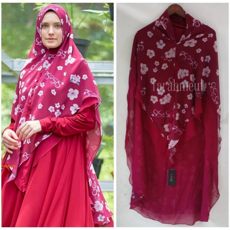 sisesa khimar alora maroon