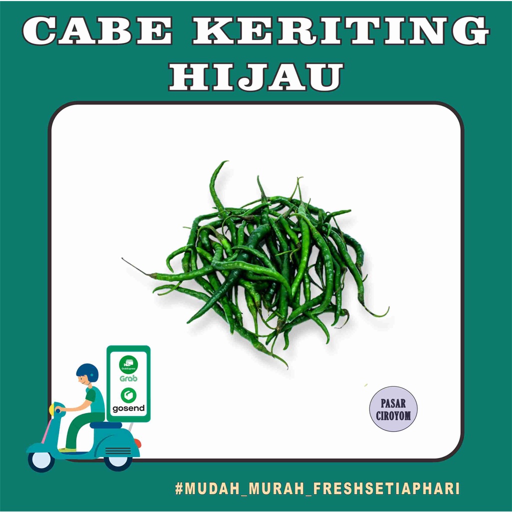 

CABE KERITING HIJAU FRESH MURAH BANDUNG