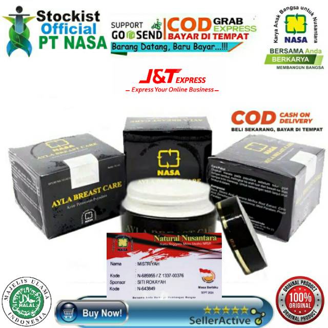 Pengencang Payudara /Pembesar Payudara AYLA BREAST CARE /ORIGINAL PRODUK PT NASA