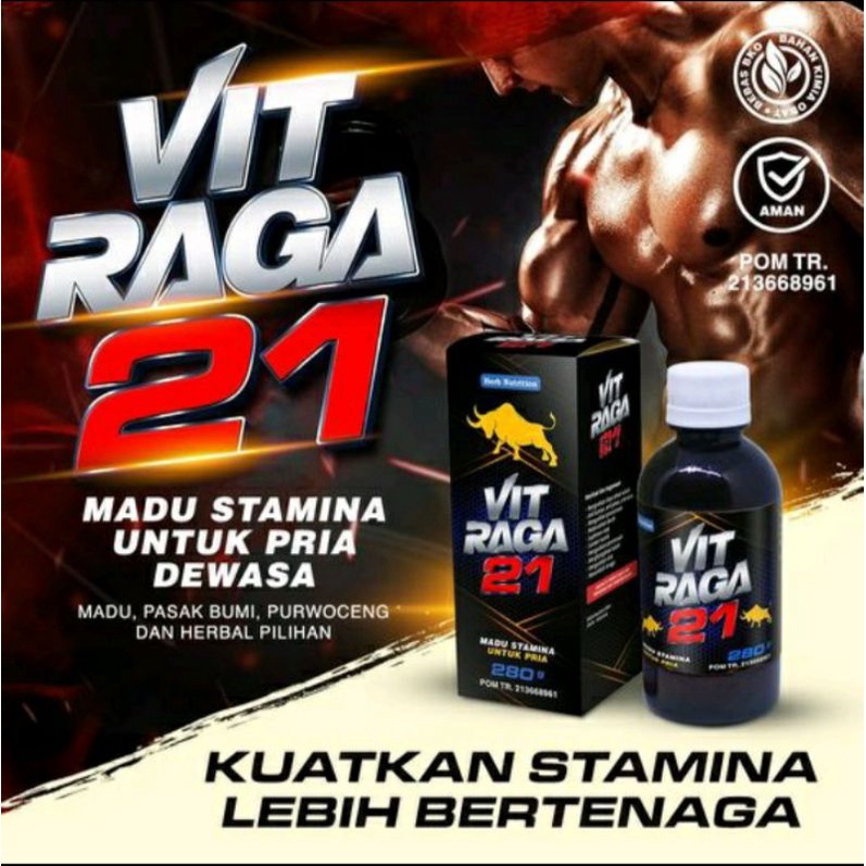 Vit Raga 21 Madu Stamina BPOM Original (280gr)