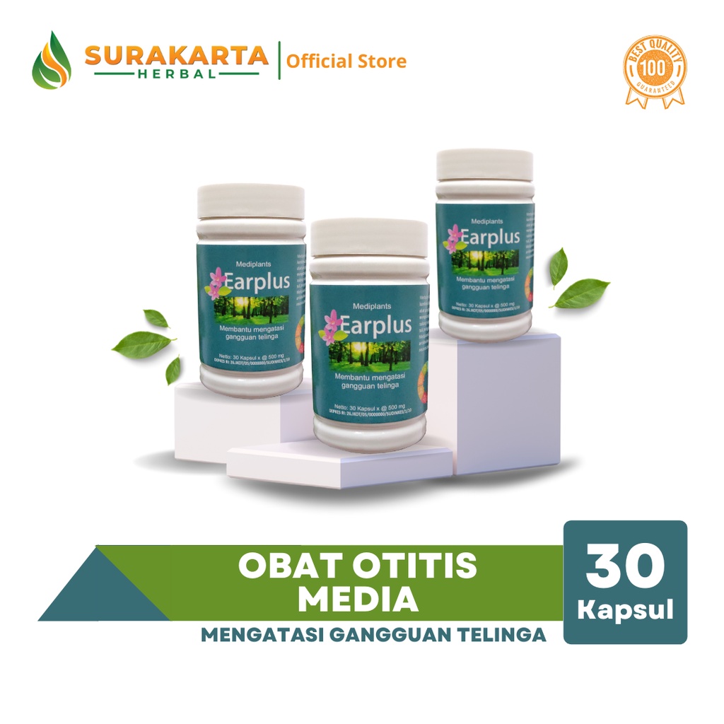 EARPLUS Obat Herbal Otitis Media Untuk Anak &amp; Dewasa