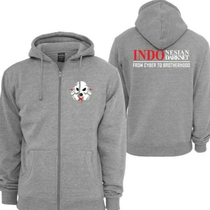 NJSTO973 JAKET HOODIE ZIPPER SWEATER INDONESIA DARKNET FROM CYBER TO BROTHERHOd