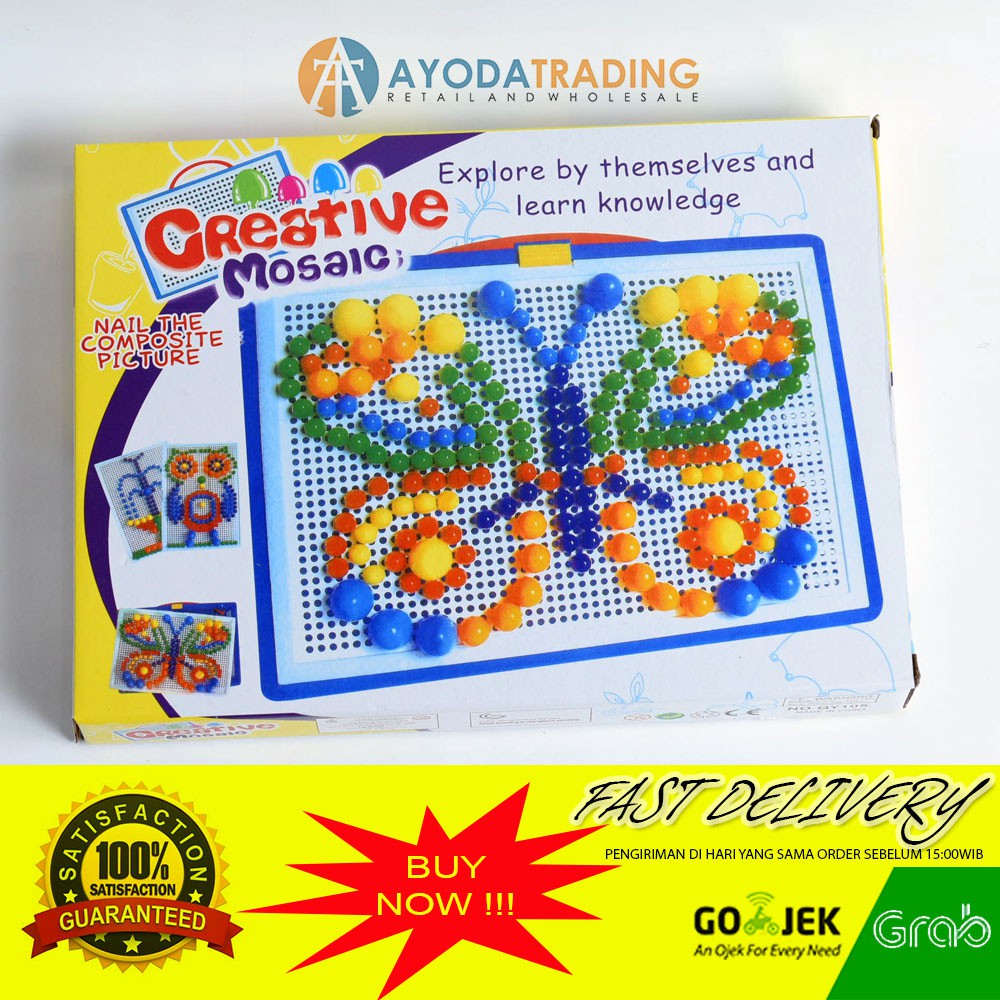 Mainan Edukasi Ayoda Trading Creative Mosaic