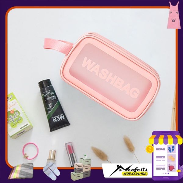 Pouch Kosmetik / Tas Kosmetik Transparan Washbag PR0269