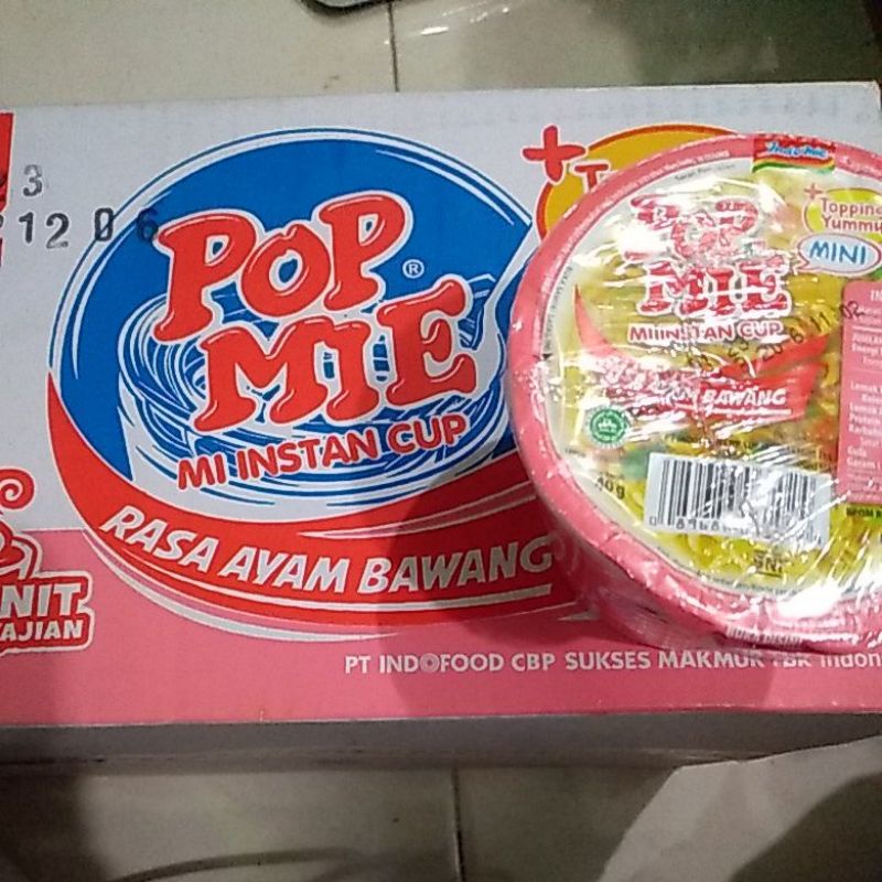 Pop mie mini 1 dus isi 24 Cup x 40gr