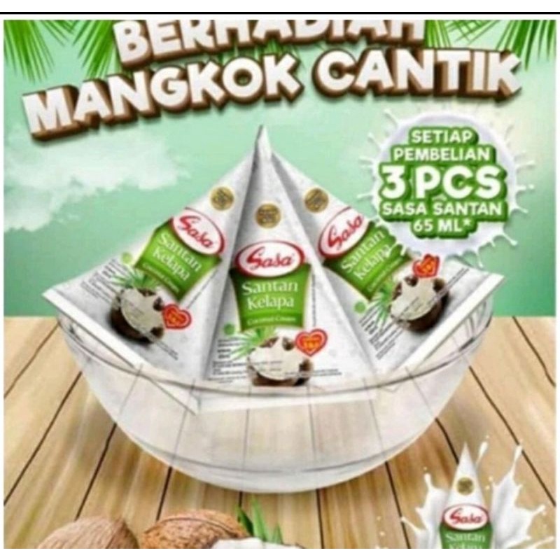 

Santan Sasa 65mL 3pcs free mangkok