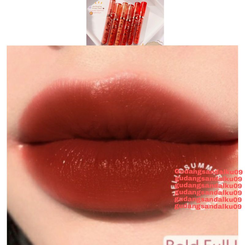 LIPSTIK 𝗩𝗘𝗟𝗩𝗘𝗧 𝗠𝗔𝗧𝗧𝗘 // 𝗠𝗔𝗧𝗧𝗘 𝗟𝗜𝗣𝗚𝗟𝗢𝗦𝗦 - LIPMATTE VELVET PEACH COLOUR