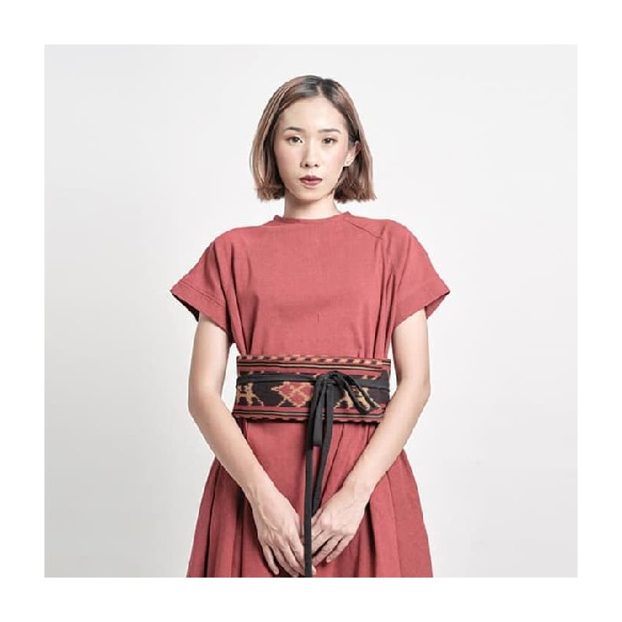 Jie Red Tenun Etnik Murah Oemah Promo Obi