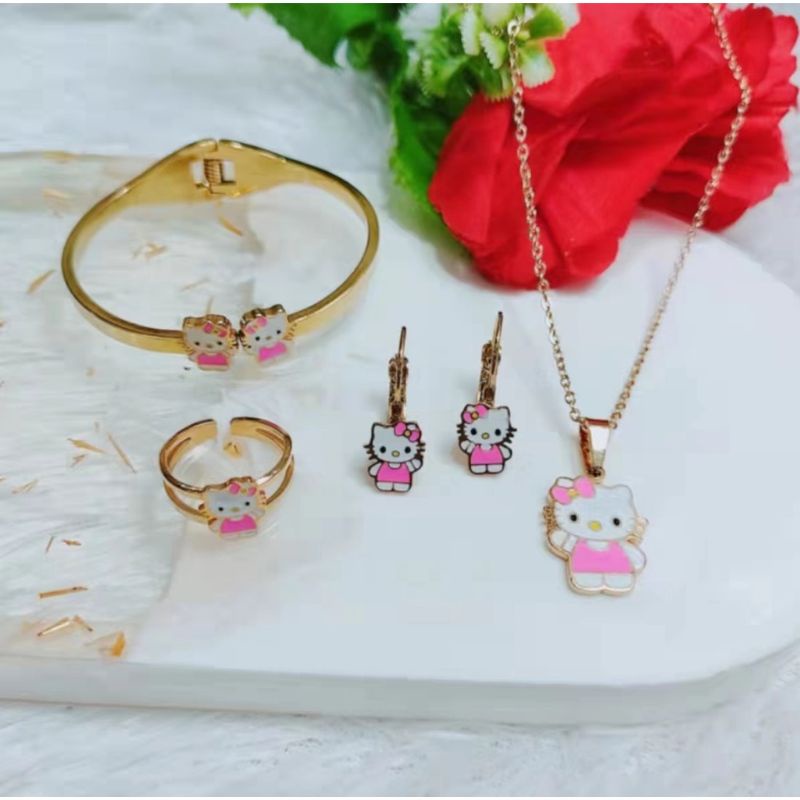 Titanium set anak Perhiasan S007-009