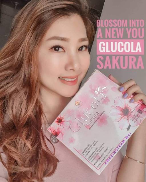 [READY STOCK] GLUCOLA SAKURA, MINUMAN KAYA ANTIOKSIDAN, IMMUNE BOOSTER,  KULIT SEHAT, NYERI HAID, HA
