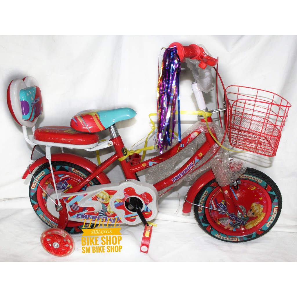 SEPEDA MINI ANAK EMERSON 12 INCH MERAH