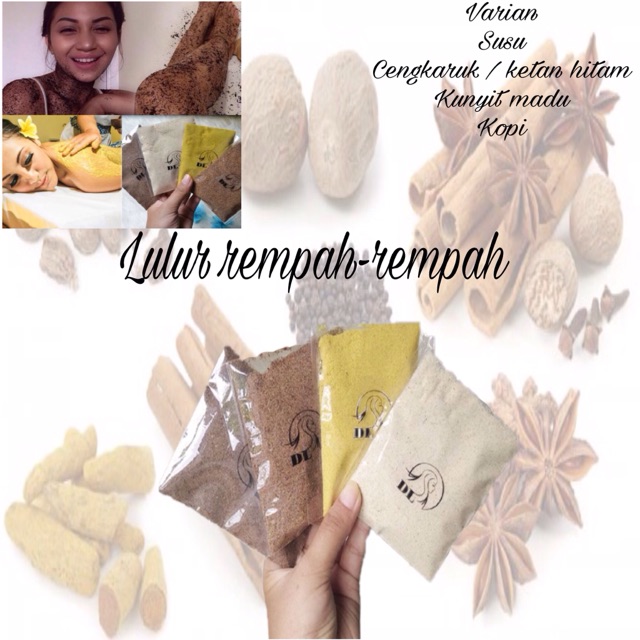 Lulur rempah rempah tradisional