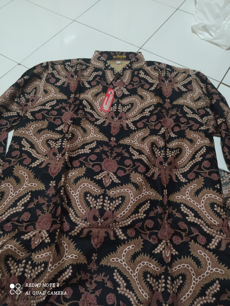 Couple Batik Ayah Dan Anak Bahan Katun Halus Primisima 40s