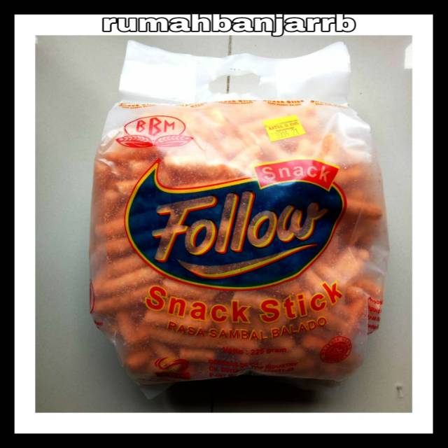 

[BAYAR DI TEMPAT] SNACK STICK BALADO MEREK FOLLOW