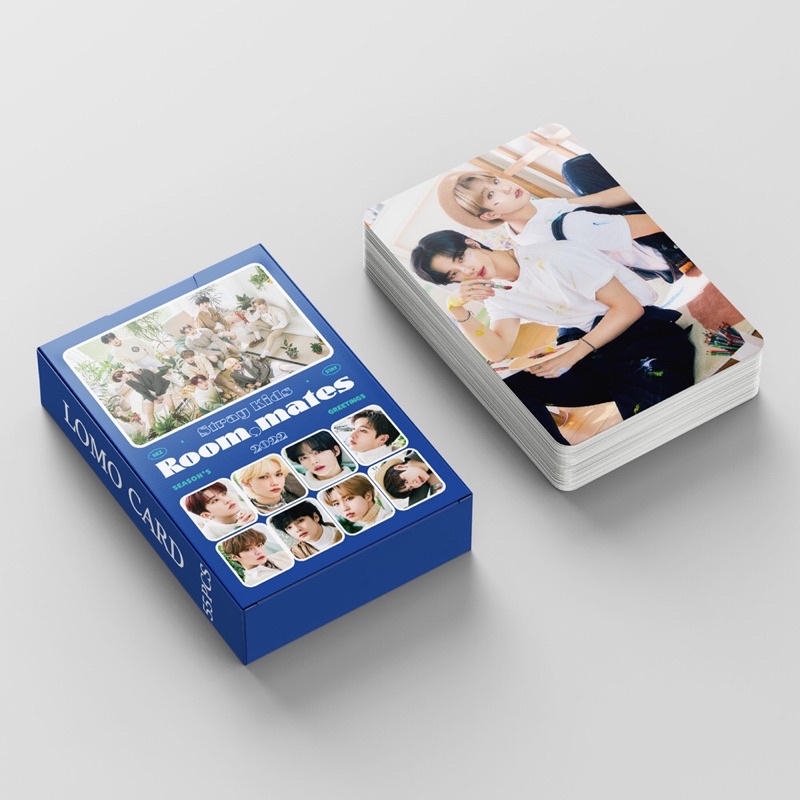 [kstuffind] STRAYKIDS SEASON’S GREETINGS ROOM MATES  PHOTOCARD LOMO CARD PHOTO KARTU FOTO PC SKZ STRAY KIDS STAY MURAH 54PCS PCS 54