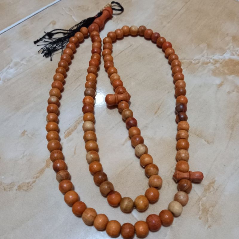 tasbih secang 7mm tasbih secang merah tasbih kayu secang
