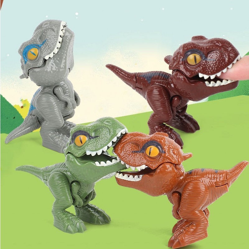 [1Piece Creative Bite Finger Dinosaur Toy] [Tyrannosaurus Toy Model ][Children's Birthday Gift]