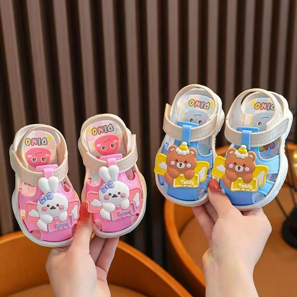 PROMO 12.12 PUNCAK Okaybaby B299 Sandal Balita Anak Laki-laki Perempuan Lucu Import Bagus Lembut Termurah Kekinian Sendal Casual