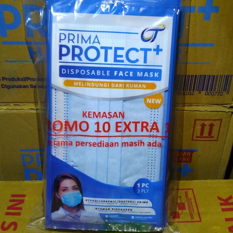 Masker 3Ply Prima Protect +