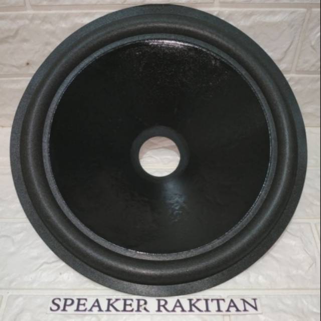 Daun speaker subwoofer 12 inch spon hitam .2pcs