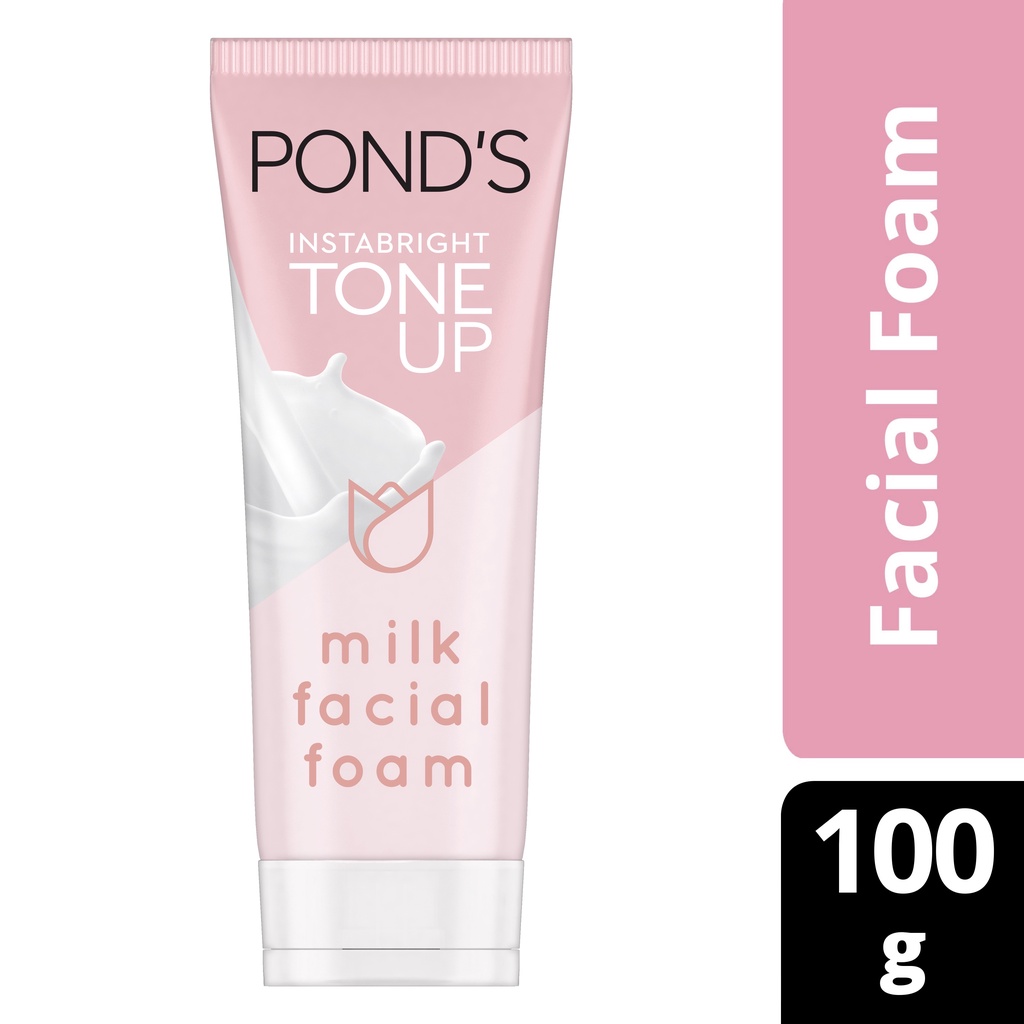 Pond's Instabright Tone Up Milk Facial Foam 100g