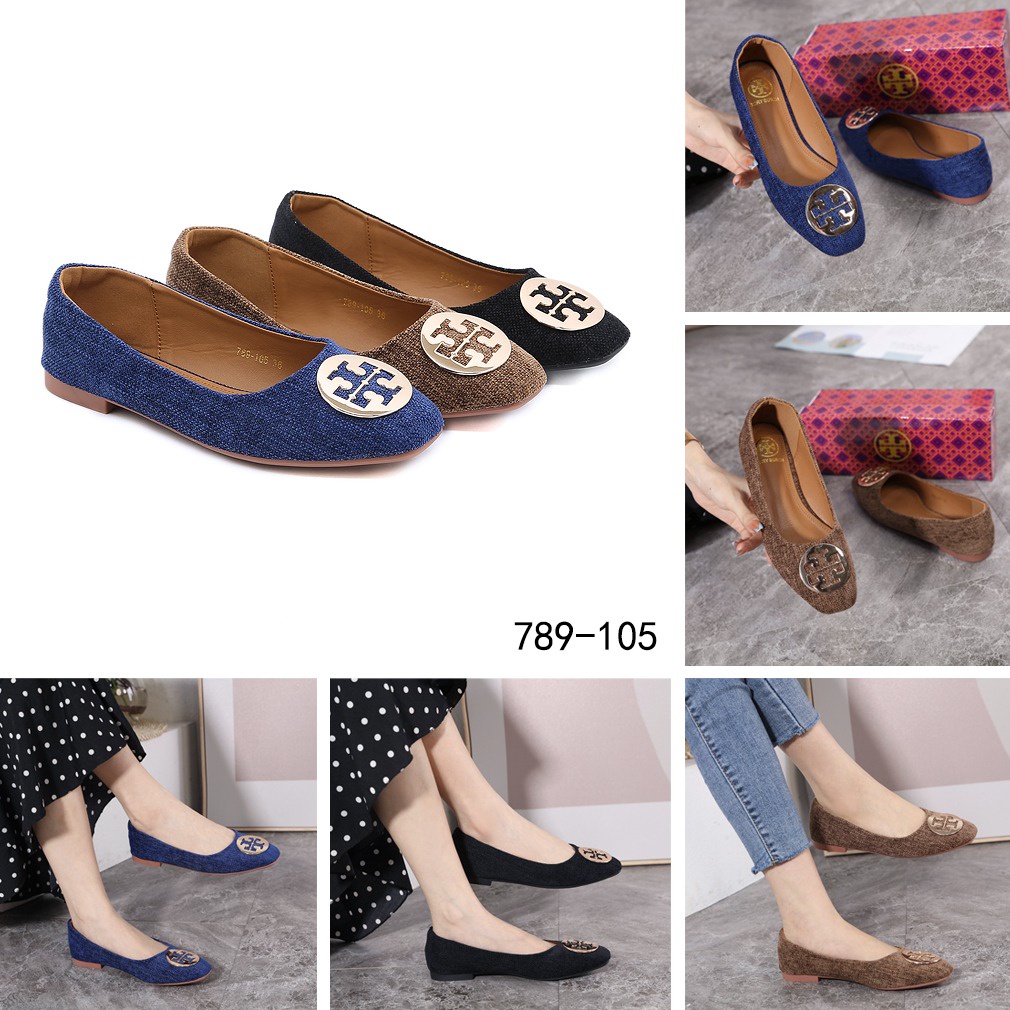 Canvas Ballet Flat Shoes 789-105