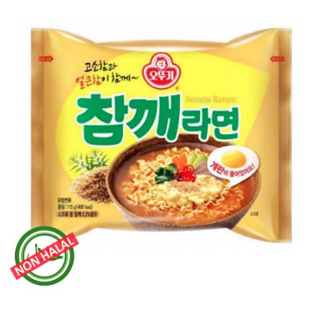 

MIE INSTAN OTTOGI TELOR KOREA (NON HALAL) -OTTOGI SESAME RAMEN WITH EGG
