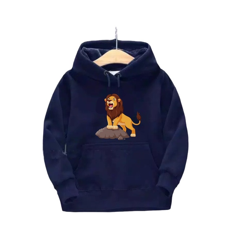 Sweater Anak Lion's Roaring Hoodie Anak Baju Anak Fleece