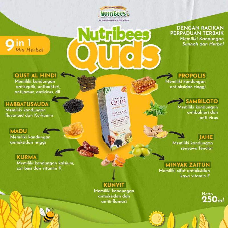 

Nutribees Quds Madu Qust Al Hindi