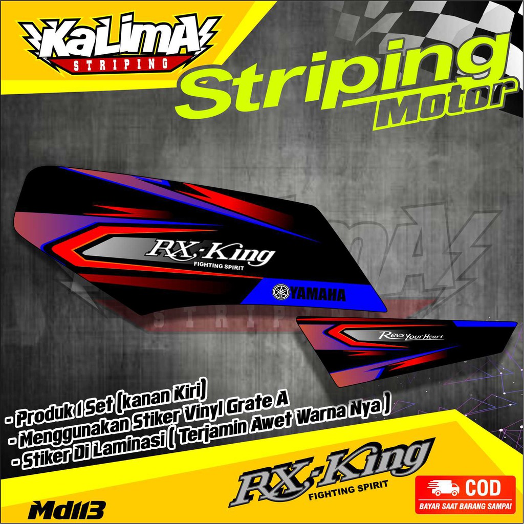 STRIPING RX KING VARIASI - STRIPING RX KING CUSTOM LIST MOTOR 013