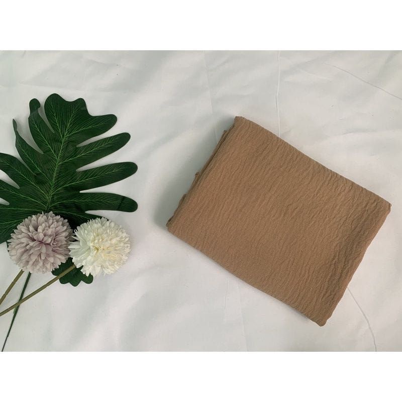 JILBAB BERGO CRINKLE AIRFLOW PREMIUM-Mocca