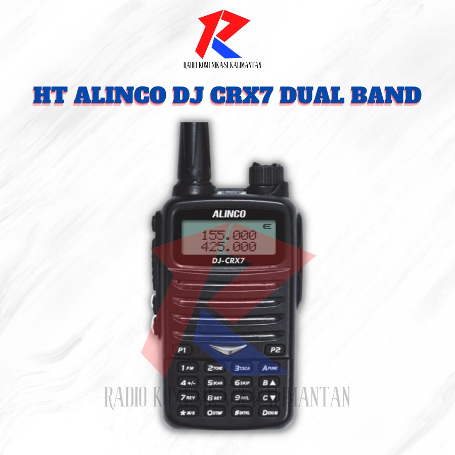 RADIO HT ALINCO DJ-CRX7 VHF/UHF DUALBAND ORIGINAL