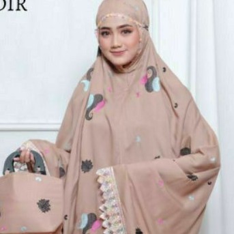 MUKENA BORDIR STARLA DEWASA KATUN RAYON PREMIUM
