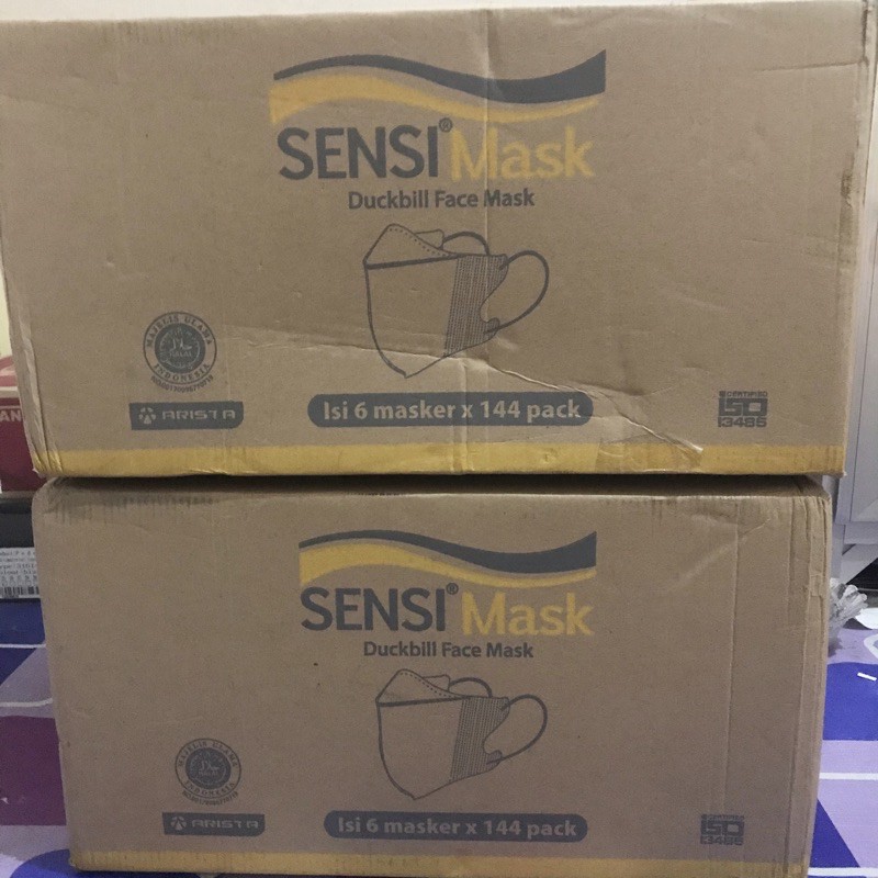 [144 PACK] MASKER SENSI DUCKBILL 1 KARTON