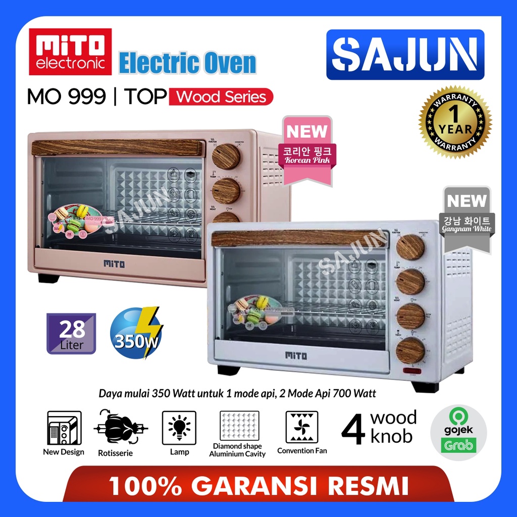 Mito MO-999 Electric Oven 25 Liter Rotisserie Pick