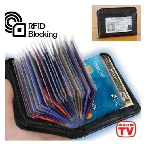 Tas Dompet Kartu Anti RFID Wallet 36 Card Slot Money Pocket 111134