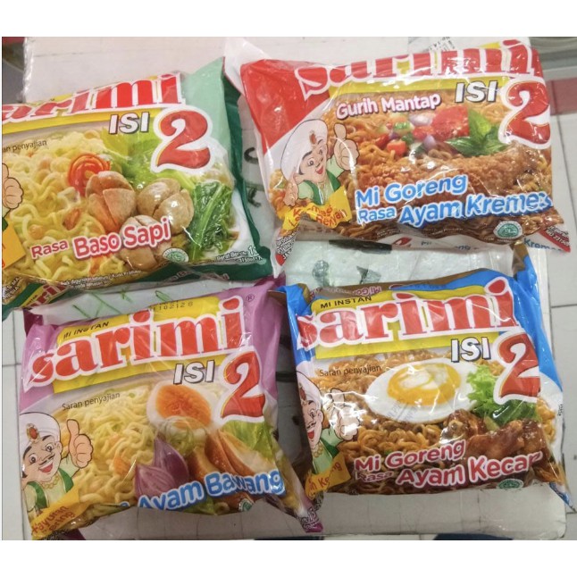 

Mie Instant Sarimi - ayam kremes/ayam kecap/bakso sapi