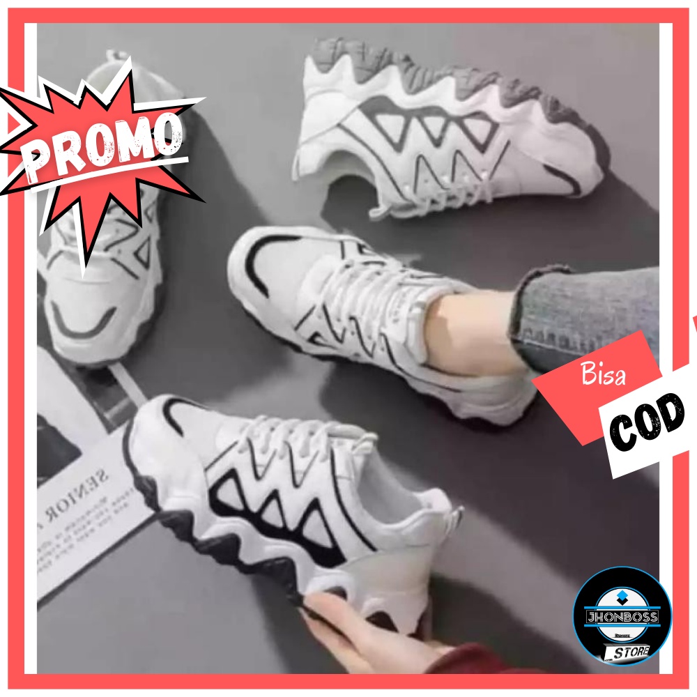 Sepatu sneakers wanita korea wanwoo sepatu cewek murah sneakers putih cewek JBS-851