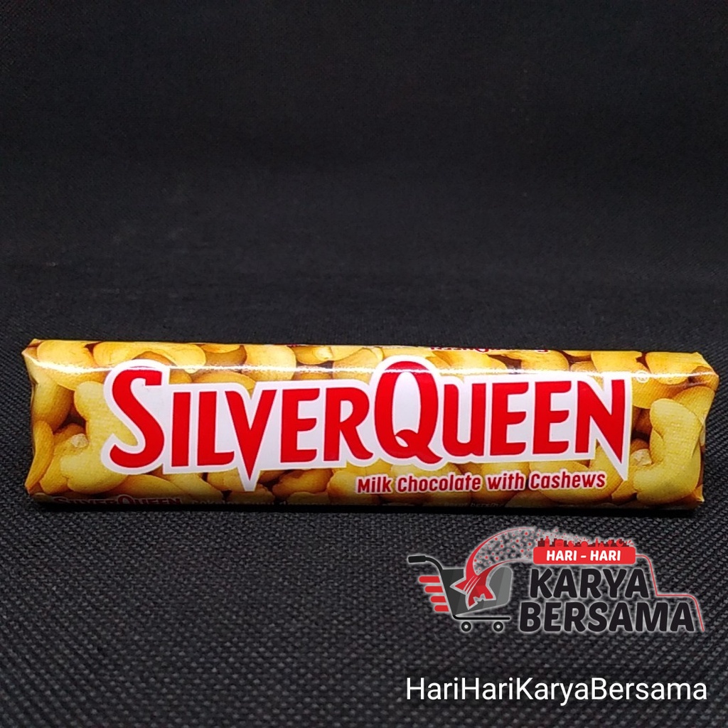 

SILVER QUEEN MILK CHOCOLATE WITH CASHEWS 25GR