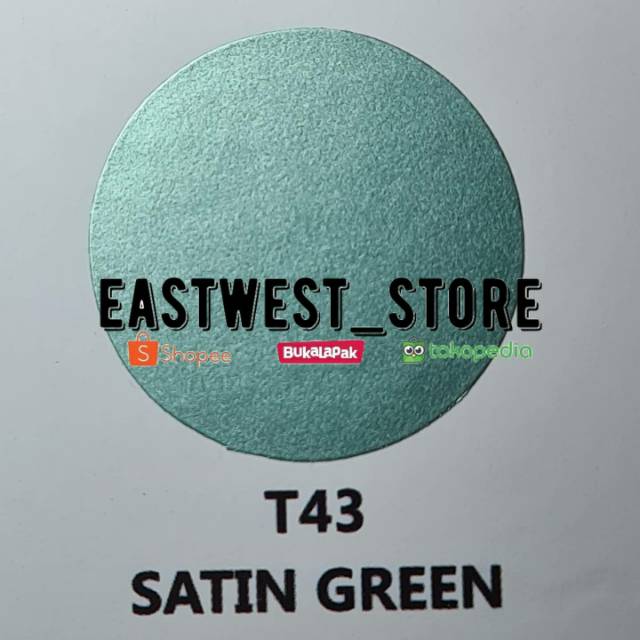 Satin Green T43<br />sapporo Ultimate Cat Semprot Spray Tahan Bensin Dan Tahan Retak Isi 400 Cc