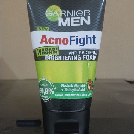 Garnier Men Brightening Foam Acno/Turbo 100g