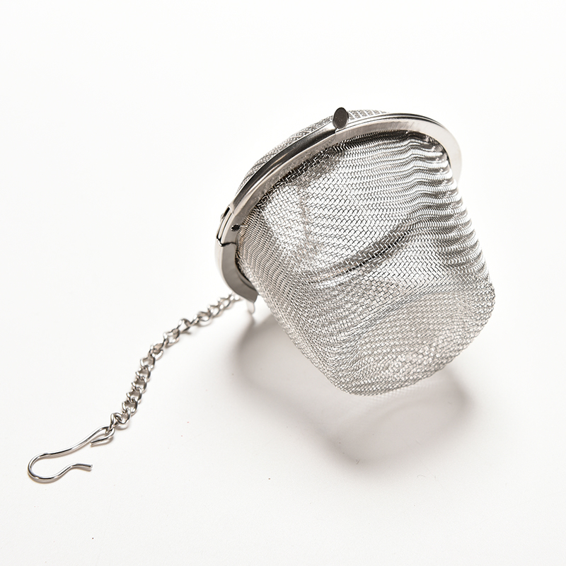 Practical Tea Ball Spice Strainer Mesh Infuser Filter Stainless Steel Herbal New