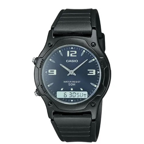 Casio Original AW49H-1B / AW-49HE-1A 2A 7A Jam Tangan Pria Analog Karet